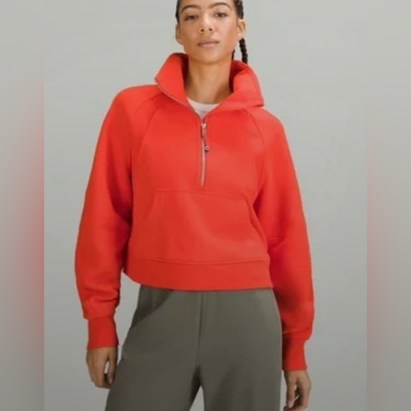 Lululemon Scuba Orange Hoodie - Picture 1 of 4